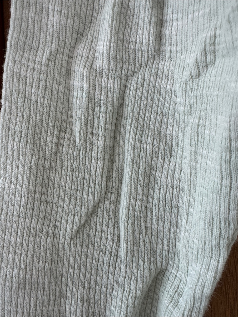 Anthropologie - M - Pale Mint Green Ribbed Knit Top - Picture 4 of 6